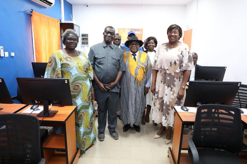 Inauguration d’une salle multimédia ultramoderne à l’Université Peleforo Gon Coulibaly